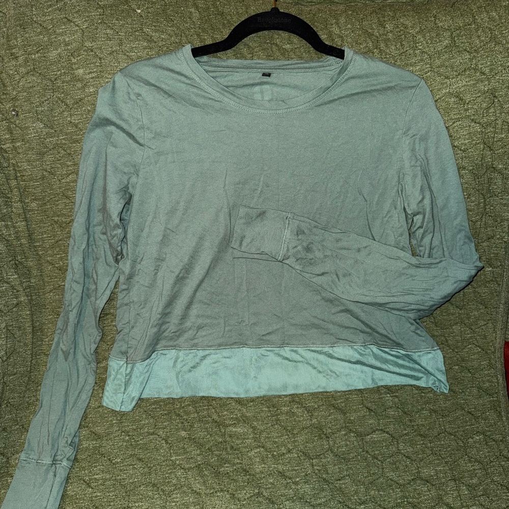 Women's Long Sleeve Top - Teal